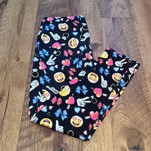 Sweet Girl’s Emoji Leggings Size XL